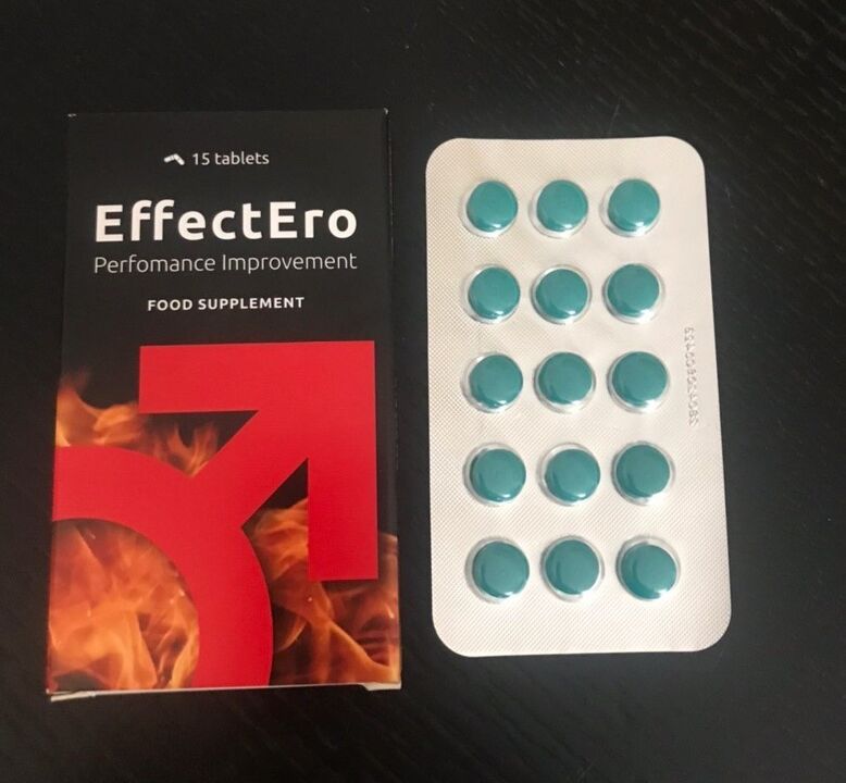 Photo of tablets for improving libido EffectEro, experience of use