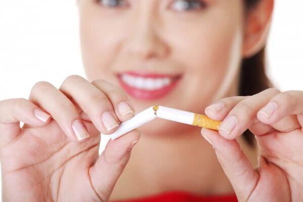 Quitting smoking will relieve a man of potency problems