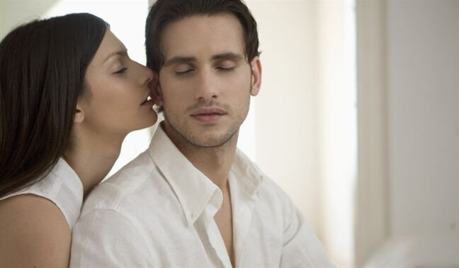 light touches to excite a man